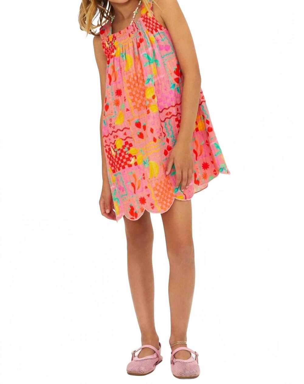 NEW BEACH RIOT little selma dress in passion fruit